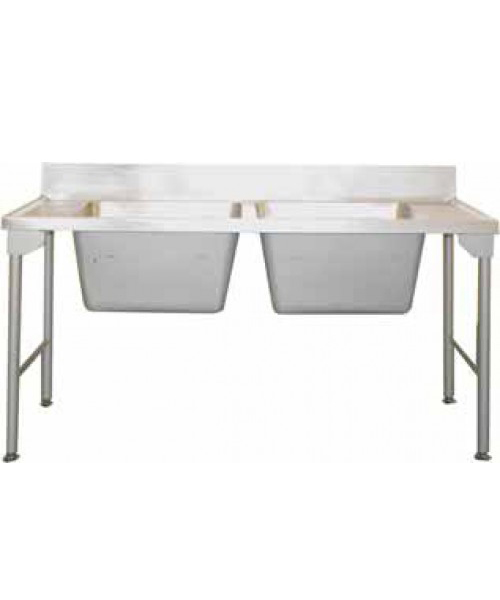 Sink Double Pot 1700mm Stainless Steel - R3 995